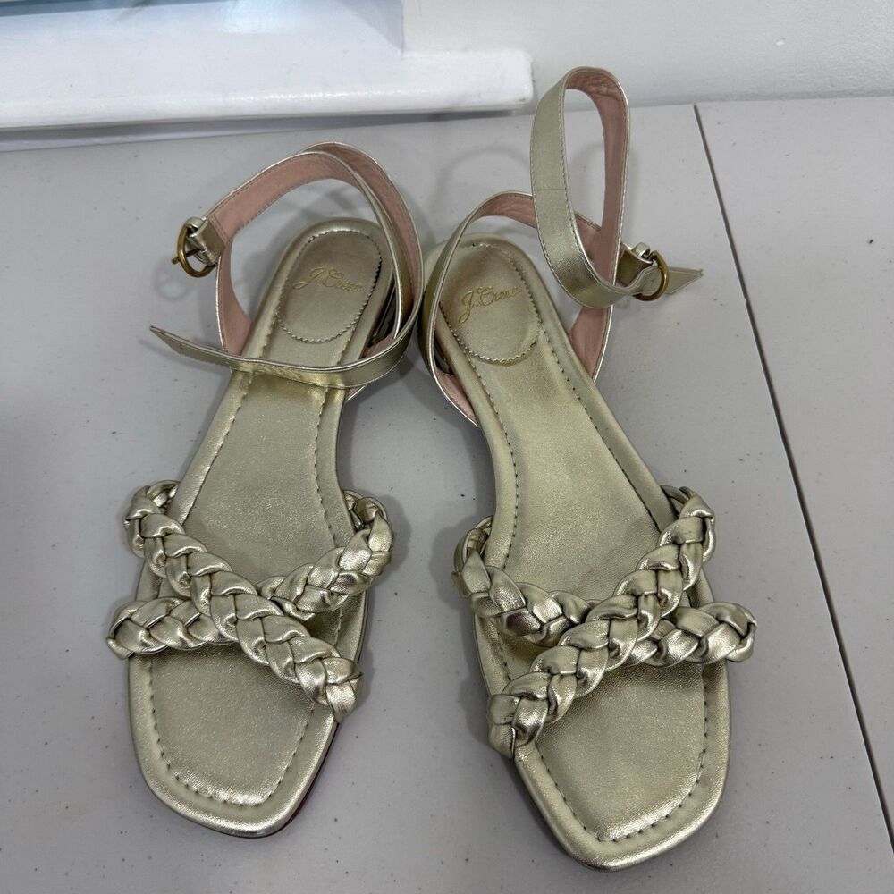 J.Crew Abbie Metallic Size 9
